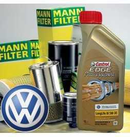 Comprar Castrol EDGE Professional L 03 5W-30 kit de corte de aceite de motor 5lt + filtros Mann para Golf III (1H1, 1H5) 1.6 ...