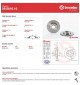 Buy Brembo discs 09.8616.10 Fiat Panda (169) and 500 (312) auto parts shop online at best price