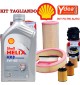 Buy Change engine oil 5w40 Shell Helix Hx8 and STILO 1.9 JTD filters (Euro3) 103KW / 140HP (mot.192A5.000) auto parts shop on...