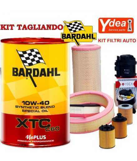 Buy 10w40 engine oil change BARDHAL XTC C60 AUTO and Mi.To 1.3 JTDm Start & Stop 62KW / 85HP filters (engine 199B4.000) auto ...