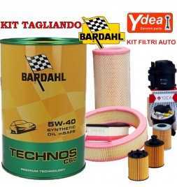 Achetez Changement d'huile moteur BARDHAL TECHNOS C60 5w40 et filtres 147 1.9 JTD M-Jet 125KW / 170HP (mot.937A5.000)  Magasi...