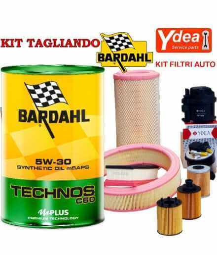 Comprar Cambio de aceite de motor BARDHAL TECHNOS C60 5w30 y filtros STILO 1.9 Multijet (Euro4) 88KW / 120HP (mot.192A8.000) ...