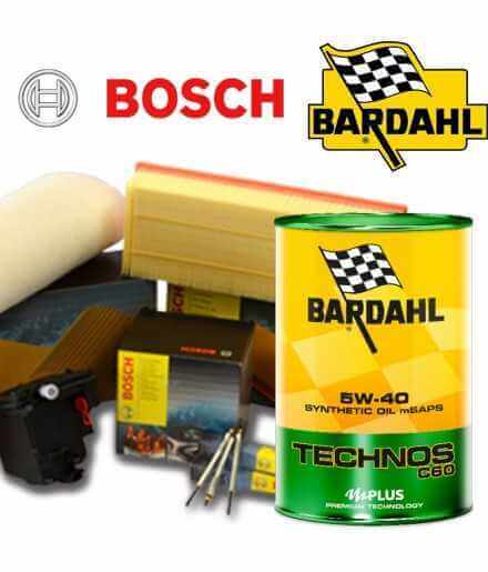 Cambio olio 5w40 BARDHAL TECHNOS C60 e Filtri Bosch Mi.To 1.3 JTDm Start&Stop 70KW/95HP (mot.199B1.000)