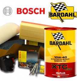 Kaufen Ölwechsel 10w40 BARDHAL XTC C60 und Filter Bosch A3 II (8P1, 8PA) 2.0 TDI, QUATTRO, SPORTBACK 125KW / 170HP (mot.BMM /...