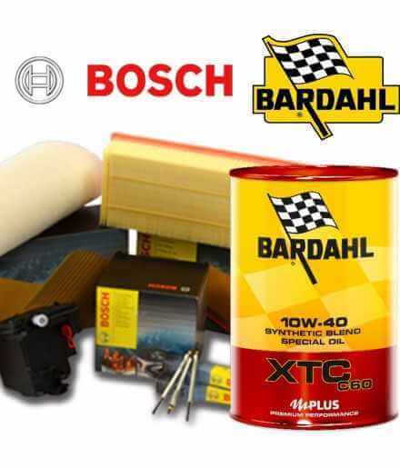 Buy Oil change 10w40 BARDHAL XTC C60 and Filters Bosch CLIO III 1.5 dCi 63KW / 86CV (mot.K9K766 / K9K770 / K9K772) auto parts...
