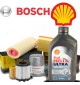 Cambio olio 5w30 Shell Helix Ultra ECT C3 e Filtri Bosch A3 II (8P1, 8PA) 2.0 TDI,QUATTRO, SPORTBACK 100KW/136HP (mot.AZV/CBAA)