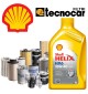 Comprar CORSA D 1.4 16V cambio olio motore 10w40 Shell Hx6 e 4 filtri Tecnocar per cod mot A14NEL dal 07/12  tienda online de...