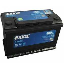 Buy EXIDE EB1000 Car battery EXCELL 100AH 720EN positive right 12V 315 x 175 x 190 auto parts shop online at best price
