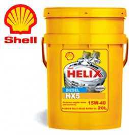 Buy Shell Helix HX5 15W-40 (SN A3 / B3) 20 liter bucket auto parts shop online at best price