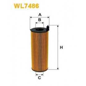 Comprar WIX FILTERS filtro de aceite código WL7486  tienda online de autopartes al mejor precio