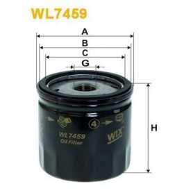 Buy WIX FILTERS oil filter code WL7459 auto parts shop online at best price