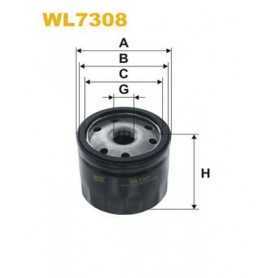 Buy WIX FILTERS oil filter code WL7308 auto parts shop online at best price