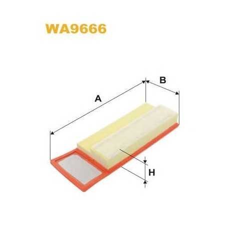 Filtro aria WIX FILTERS codice WA9666