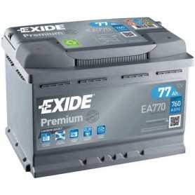 Buy EXIDE starter battery code EA770 auto parts shop online at best price