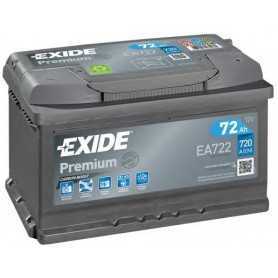 Buy EXIDE starter battery code EA722 auto parts shop online at best price