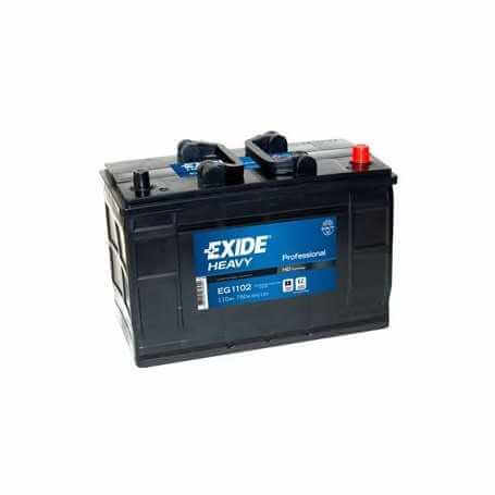 Buy EXIDE starter battery code EG1102 auto parts shop online at best price