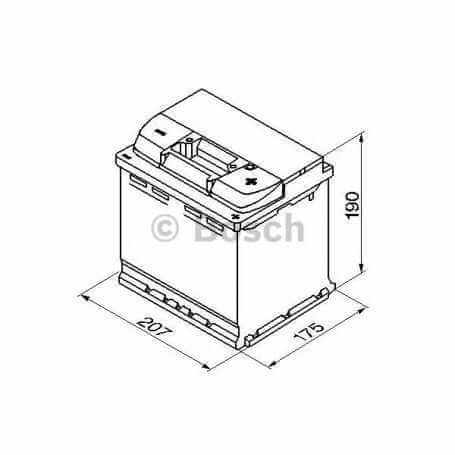 BOSCH Starterbatterie Code 0 092 S50 020