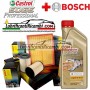 Buy Service Kit 4 BOSCH Filters + 5LT CASTROL EDGE Professional oil 5W30 LL03 (F026407157, F026402820, F026400287, 1987432599...