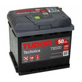 Buy Starter battery TUDOR code TB500 50 AH 450A auto parts shop online at best price