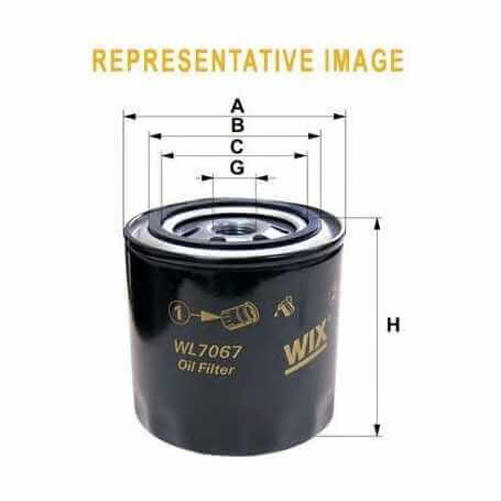 WIX FILTERS oil filter code WL7412