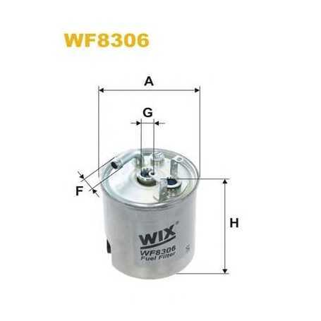 Filtre à carburant WIX FILTERS code WF8484