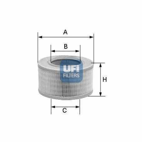 UFI air filter code 27.354.00