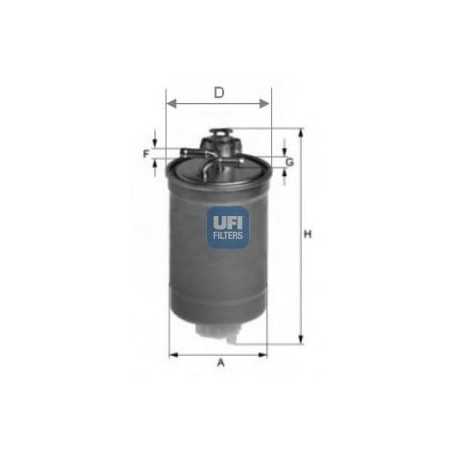 Buy UFI fuel filter code 24.003.00 auto parts shop online at best price
