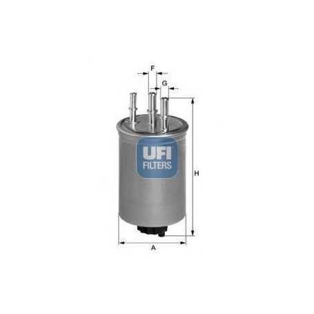 Filtro carburante UFI codice 24.131.00