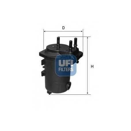 Filtro carburante UFI codice 24.132.00