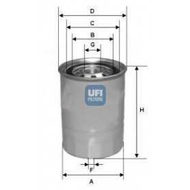 Filtro carburante UFI codice 24.368.00