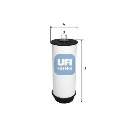 Filtro carburante UFI codice 26.034.00