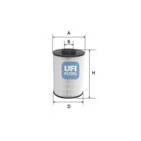 UFI fuel filter code 26.037.00