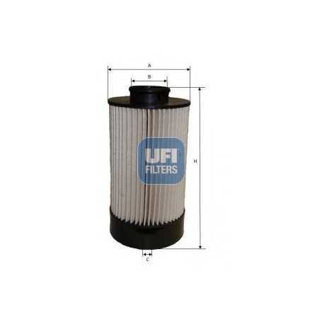 Código de filtro de combustible UFI 26.072.00