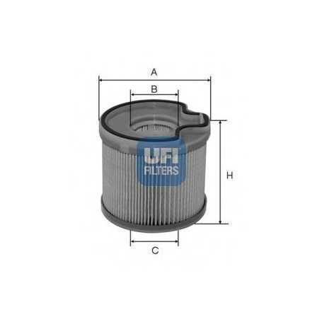 Filtro carburante UFI codice 26.691.00