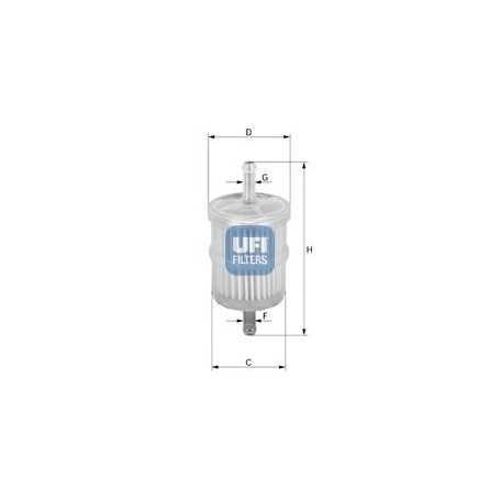 Filtro carburante UFI codice 31.001.00