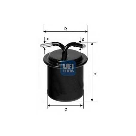 UFI fuel filter code 31.541.00