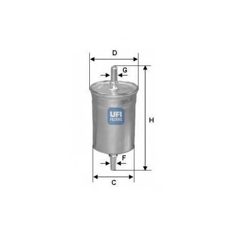 Código de filtro de combustible UFI 31.769.00