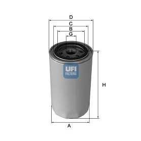 Buy UFI oil filter code 23.102.00 auto parts shop online at best price