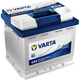 Buy Varta C22 Blue Dynamic battery 552400047 12 V 52 AH 470 C22 auto parts shop online at best price