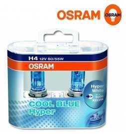 Achetez H4 Cool Blue Hyper Duo - Ampoules de voiture - OSRAM  Magasin de pièces automobiles online au meilleur prix