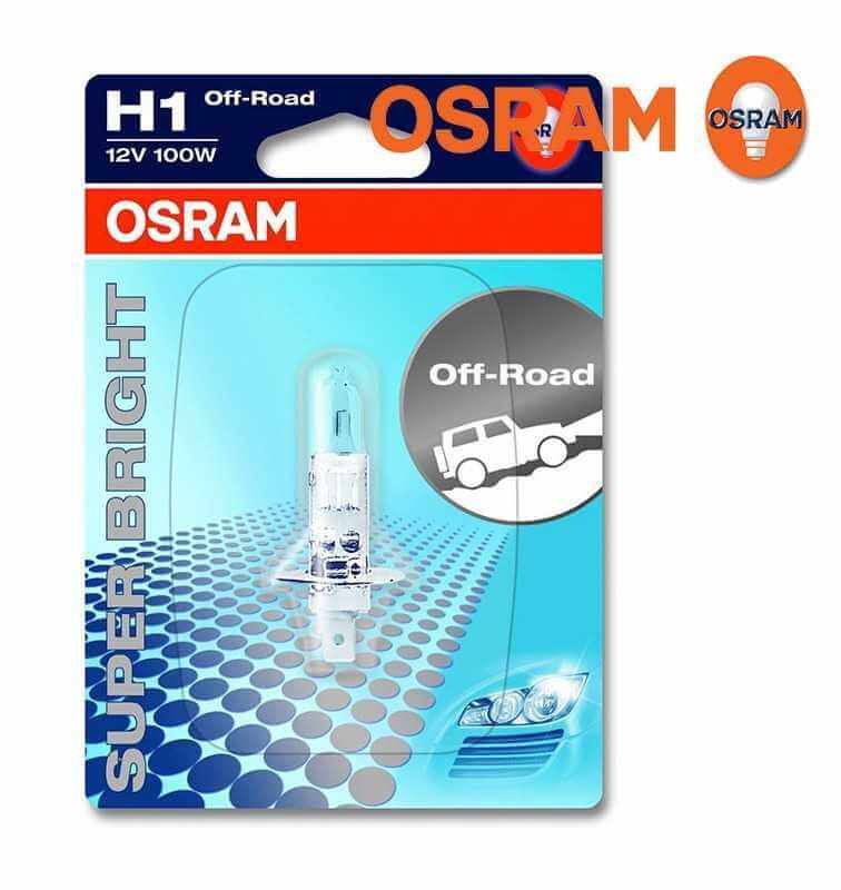 OSRAM OFF-ROAD Super Bright H1 Halogen projector lamp 62200 - Singl