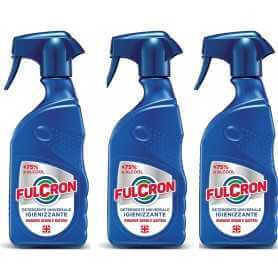 Buy Fulcron Sanitizing Universal Detergent removes germs and bacteria 3 BOTTLES auto parts shop online at best price