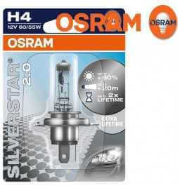 Achetez OSRAM SILVERSTAR 2.0 H4 Lampe halogène pour projecteur 64193SV2-01B + 60% mehr Licht - Blister simple  Magasin de piè...