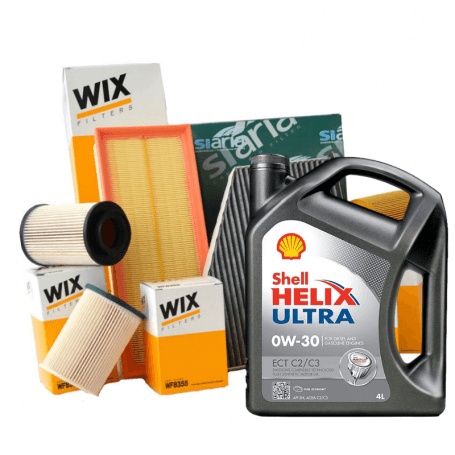 Coupon Series 5 (E60) 520 d KW 130 from 09/2007 with 3 Filters WIX FILTERS WF8365 WL7474A WA9610 5 LT 0W30 Helix Ultra ECT C2