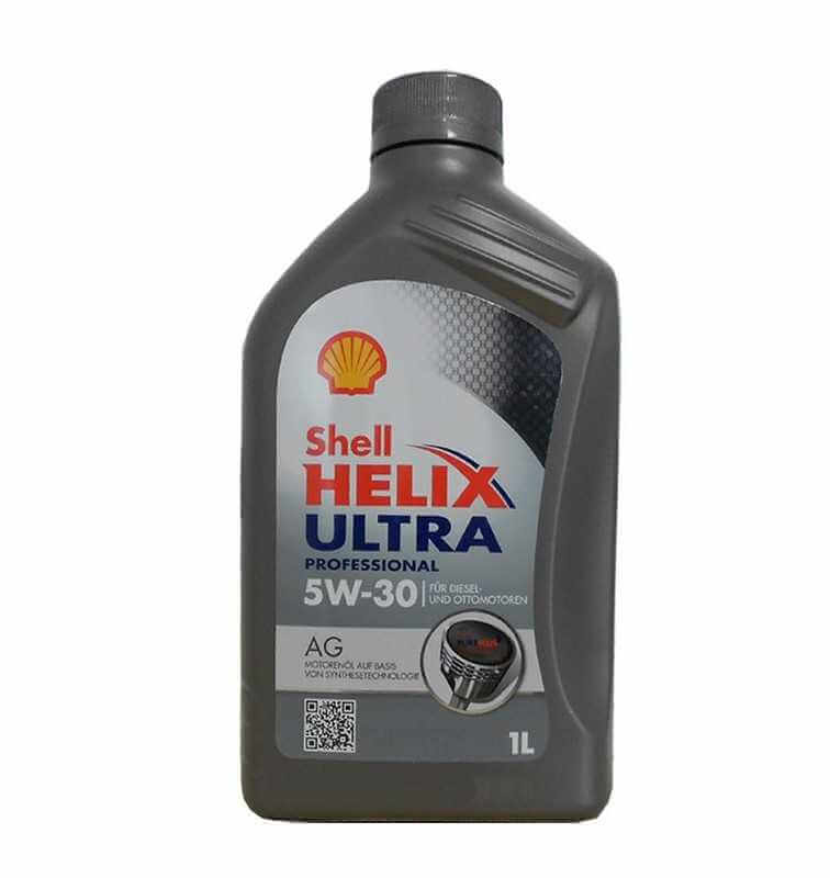 Shell Helix Ultra Pro AG 5W30 ACEA C3 Dexos 2 Fully Synthetic Engine Oil 5  Litre 5 L - Status Car Care