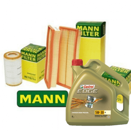 Buy Coupon Series 3 320 d KW 135 from 03/2010 with 3 MANN-FILTER WK5010z Filters HU6004x C30135 5LT 5w30 Castrol Edge LL04 au...