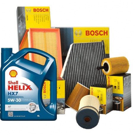 Coupon FOCUS (DNW) 1.8 BiFuel KW 82 from 02/2003 with 3 BOSCH Filters F026403009 451103259 1457433686 5 LT 5W30 Helix HX7 AF