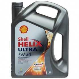 OLIO MOTORE AUTO Shell Helix Ultra 5W40 100% Sintetico 4 L litri Nuova Formula