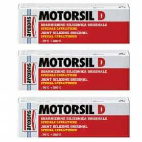 AREXONS MOTORSIL D 60GR ROSSA GUARNIZIONE SILICONICA PER MOTORE MASTICE-3 PEZZI