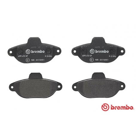 P23096 BREMBO Kit 4 brake pads pads FIAT PANDA (169) 1.2